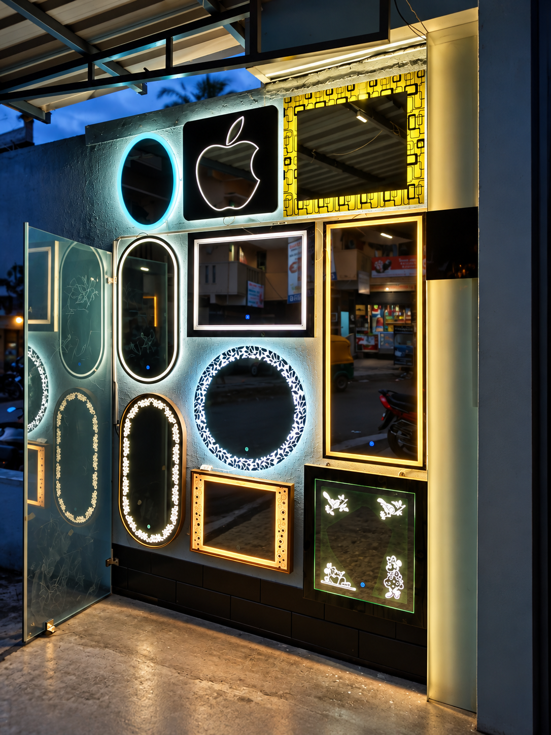 LED Mirrors custom glass solution