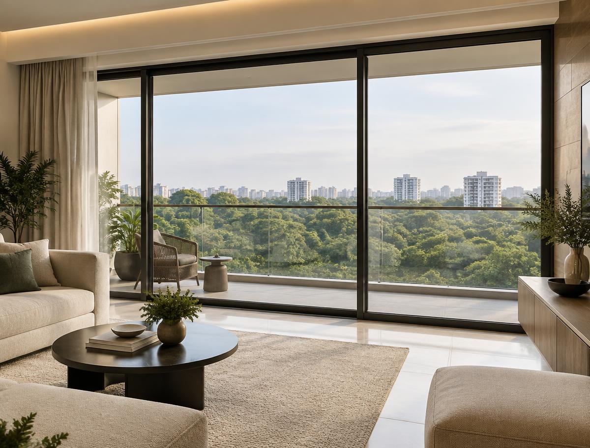 Balcony Windows custom glass solution